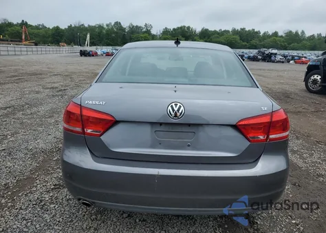 2012 Volkswagen Passat Se из США, поврежденный, VIN 1VWBP7A32CC080648
